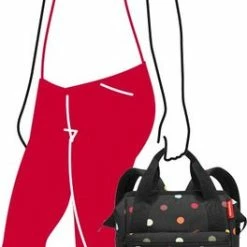 Hete verkoop 🌟 Hete verkoop 👍 Reisenthel Allrounder R Schouder/ Rugtas - Maat R - 12L - Dots Zwart 🛒 😀 -Tassen-Dames Verkoop 264x840 1