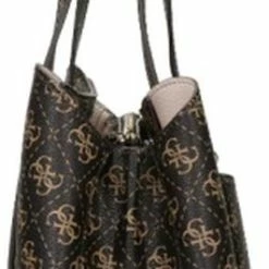 Korting ✨ Flash-uitverkoop 🌟 Guess Medium Schoudertas / Crossbody Tas Dames - Eco Brenton - Bruin 🎁 ⌛ -Tassen-Dames Verkoop 266x840 3