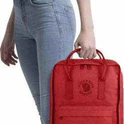 Beste Pirce 😍 Goedkoop 🔥 Fjallraven Re-Kanken Rugzak 16 Liter - Red ❤️ 😀 -Tassen-Dames Verkoop 275x840 2