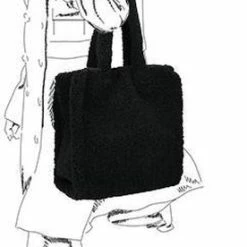 Korting ✨ Beste Verkoop 🌟 Sacha - Zwarte Teddy Shopper 🛒 🎉 -Tassen-Dames Verkoop 276x840 4