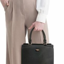 Goedkoop 🥰 Flash-uitverkoop 🔔 Flora & Co Schoudertas Saffiano - Zwart 🛒 🎉 -Tassen-Dames Verkoop 295x840 1