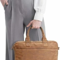 Uitgang 🎉 Top 10 😍 Enrico Benetti Madrid 54558 Laptoptas Aktetas Met 15" Laptopvak - Kunstleer - Bruin 😍 😀 -Tassen-Dames Verkoop 296x840 2