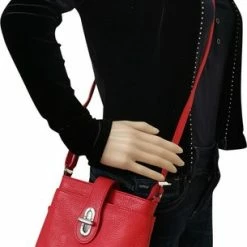 Gloednieuw 🤩 Hete verkoop 🎁 AmbraModa Italiaans Echt Lederen Handtas Schoudertas Crossbody Tas Citybag Crossover Voor Vrouwen GL007 Goudkleurig 👍 ✨ -Tassen-Dames Verkoop 305x840