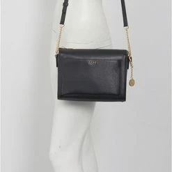 Top 10 😍 Gloednieuw 😀 DKNY Bryant Dames Crossbodytas - Zwart / Goud 🌟 ❤️ -Tassen-Dames Verkoop 311x840