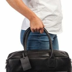 Kopen 🌟 Nieuw 🤩 Burkely Vintage Finn Worker 14" Unisex Aktetas Laptoptas - Zwart ⌛ 🎁 -Tassen-Dames Verkoop 320x840 4