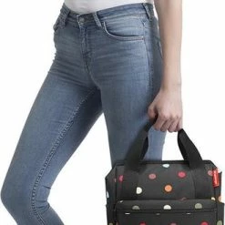 Hete verkoop 🌟 Hete verkoop 👍 Reisenthel Allrounder R Schouder/ Rugtas - Maat R - 12L - Dots Zwart 🛒 😀 -Tassen-Dames Verkoop 329x840 1