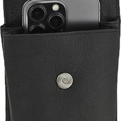 Hete verkoop 🛒 Nieuw 💯 Landley Leren Dames Telefoontasje - Klein Schoudertasje - Phone Wallet - Leer - Zwart 💯 👍 -Tassen-Dames Verkoop 342x840 1