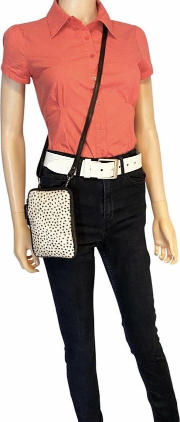 Flash-uitverkoop π₯° Nieuw π Arrigo Leren Telefoontasje Dames Met Een Verstelbare Schouderband - Zwart Met Dierenprint -Telefoon Hoesje β π 8 Flash-uitverkoop π₯° Nieuw π Arrigo Leren Telefoontasje Dames Met Een Verstelbare Schouderband - Zwart Met Dierenprint -Telefoon Hoesje β π - Afbeelding 6