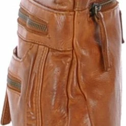 Goedkoop 👏 Begroting ✔️ Bear Design Marion Leren Schoudertas - Cognac 😀 ⭐ -Tassen-Dames Verkoop 375x840 1