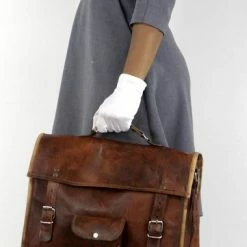 Coupon ✔️ Promo 👍 Oncedoce Satcheltas 17 Inch “Toledo” - Laptoptas – Cognac Bruin Echt Leer Businesstas 🔥 🌟 -Tassen-Dames Verkoop 380x840 3