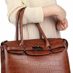 Begroting 🛒 Top 10 ✔️ Wimona Liona 5005 Handtas / Schoudertas - Cognac 😍 ✔️ -Tassen-Dames Verkoop 389x840 14