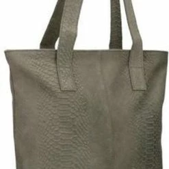 Gloednieuw 🔔 Promo 🔥 DSTRCT Schoudertas Portland Leer - Grijs 😀 🤩 -Tassen-Dames Verkoop 390x840 2