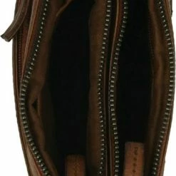 Beste Verkoop 👏 Beste deal 😍 DSTRCT Kleine Schoudertas / Crossbody Tas Dames - Leer - Harrington Road - Cognac 💯 ⌛ -Tassen-Dames Verkoop 391x840 1