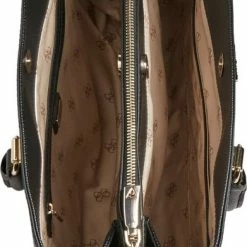 Flash-uitverkoop 🎁 Goedkoop 🧨 Guess Alexie Lrg Girlfriend Satchel Dames Handtas - Zwart 🎁 ❤️ -Tassen-Dames Verkoop 391x840 2