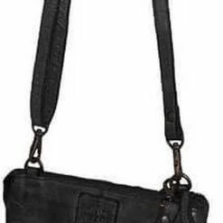 Beste Pirce ⭐ Groothandel 🎉 Bear Design Umi 2 Leren Schoudertas / Clutch - Zwart ✔️ 🔥 -Tassen-Dames Verkoop 395x840 2