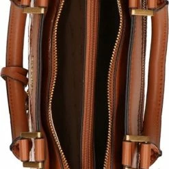 Top 10 ✔️ Hete verkoop 🛒 Guess Medium Schoudertas / Crossbody Tas Dames - Leer - Katey - - Print 🎁 ✨ -Tassen-Dames Verkoop 399x840