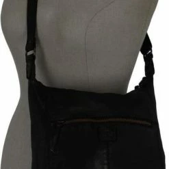 Beste recensies van 👏 Goedkoop 😉 Bear Design Medium Schoudertas / Crossbody Tas Dames - Leer - Cow Lavato - Zwart ✔️ 😀 -Tassen-Dames Verkoop 407x840