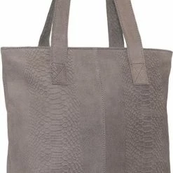 Gloednieuw 🔔 Promo 🔥 DSTRCT Schoudertas Portland Leer - Grijs 😀 🤩 -Tassen-Dames Verkoop 412x840 1