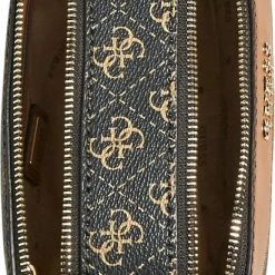 Groothandel 🥰 Beste Verkoop 🤩 Guess Noelle Dames Schoudertas - Bruin Multi - Maat Geen 😉 ❤️ -Tassen-Dames Verkoop 412x840 2