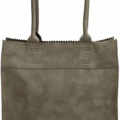 Goedkoopste 🎁 Korting 😉 Zebra Trends Shopper Merel Olijf 🎁 ✔️ -Tassen-Dames Verkoop 420x840 5