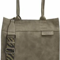 Goedkoopste 🎁 Korting 😉 Zebra Trends Shopper Merel Olijf 🎁 ✔️ -Tassen-Dames Verkoop 424x840 1