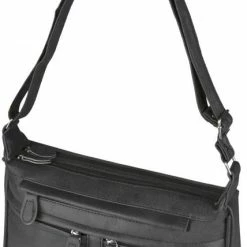 Promo ✔️ Top 10 🎁 Nicole Brown Schoudertas Zwart, Ecoleder 20 X 28 Cm - Handtassen Dames - Schoudertassen Vrouw ⭐ 🧨 -Tassen-Dames Verkoop 428x840 3