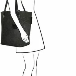 Groothandel 🔥 Goedkoop ✨ Zebra Trends Shopper Vilt - Antraciet 🤩 🥰 -Tassen-Dames Verkoop 428x840 4