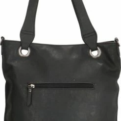 Goedkoop 😍 Beste recensies van 👍 Enrico Benetti June 66548 Shopper Met Tabletvak - Zwart 👏 😉 -Tassen-Dames Verkoop 436x840 1