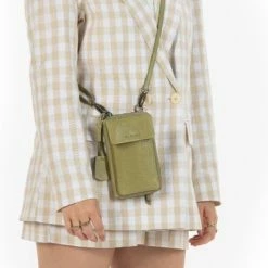 Coupon 🤩 Beste Verkoop 🛒 Burkely Just Jolie Dames Telefoontasje - Groen 🥰 ✔️ -Tassen-Dames Verkoop 436x840 2