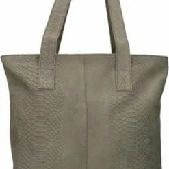 Gloednieuw 🔔 Promo 🔥 DSTRCT Schoudertas Portland Leer - Grijs 😀 🤩 -Tassen-Dames Verkoop 444x840 1