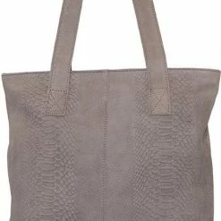 Gloednieuw 🔔 Promo 🔥 DSTRCT Schoudertas Portland Leer - Grijs 😀 🤩 -Tassen-Dames Verkoop 444x840