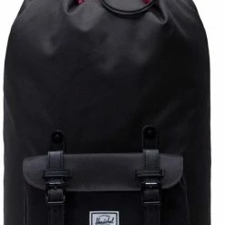 Begroting 🧨 Groothandel ⭐ Herschel Little America - Black/Black / Ruime Rugzak Met 25L Opbergvolume - 15" Fleece-gevoerd Laptopvak - Magnetische Sluiting / Met Levenslange Fabrieksgarantie / Limited Lifetime Warranty / Zwart 🎉 🎉 -Tassen-Dames Verkoop 457x840 2