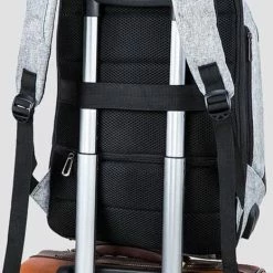 Beste Pirce 👏 Promo 🧨 Lovnix - Anti Diefstal Rugzak - Inclusief Usb Oplaadstation En 3.5mm Audio Jack - 15 Inch Laptopvak - Rood 🎉 🔥 -Tassen-Dames Verkoop 465x840 1