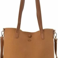 Goedkoopste π Aanbiedingen β€οΈ Juleeze Melady Handtas Dames 28x30 Cm Bruin Kunststof Rechthoek Tas Damestas π₯ π