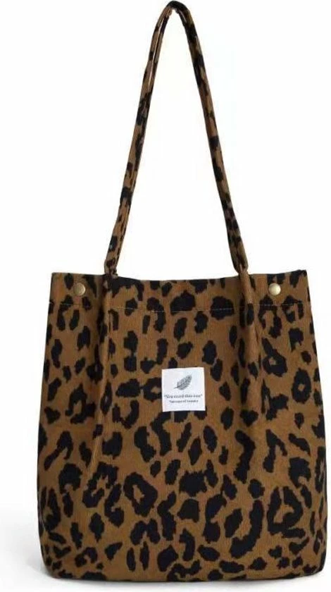 Hete verkoop 𧨠Beste recensies van π Fashion Favorite Shopper / Tote Bag - Leopard / Luipaard Corduroy | 37 X 28 X 11 Cm | Katoen π β€οΈ 4 Hete verkoop 𧨠Beste recensies van π Fashion Favorite Shopper / Tote Bag - Leopard / Luipaard Corduroy | 37 X 28 X 11 Cm | Katoen π β€οΈ - Afbeelding 2