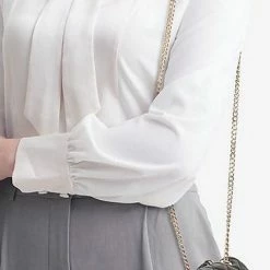 Kopen 😉 Uitgang 🤩 Valentino Bags Ocarina Damestas Chanel Stiksel Ecru 👏 ✨ -Tassen-Dames Verkoop 471x840 3