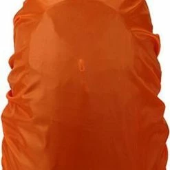 Promo 😍 Uitgang ⭐ Merkloos Regenhoes Rugzak - Waterdichte 🎒 🎒 Backpack Hoes - Flightbag 35L | Bescherm Uw Tas Tegen Regen! (Oranje) 😀 🎁