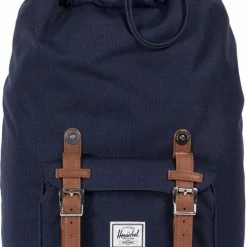 Nieuw 🛒 Goedkoop 😍 Herschel Little America Mid-Volume - Peacoat/Tan / Rrugzak Met 17L Opbergvolume - 13" Fleece-gevoerd Laptopvak - Magnetische Sluiting / Met Levenslange Fabrieksgarantie / Limited Lifetime Warranty / Blauw 😀 😉 -Tassen-Dames Verkoop 486x840 1