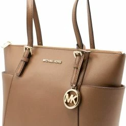 Coupon 🥰 Goedkoop 🌟 Michael Kors JetSet Schoudertas - Bruin 🌟 ❤️ -Tassen-Dames Verkoop 497x840 3