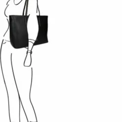 Gloednieuw 🥰 Coupon 🌟 Valentino Bags Valentino Grote Shopper / Schoudertas / Tas Dames - Special Martu - Zwart 🎁 🛒 -Tassen-Dames Verkoop 501x840