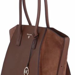 Nieuw ✔️ Goedkoopste 🛒 Michael Kors Heather Dames Clutch Crossbody Tas - Bruin 👍 👏 -Tassen-Dames Verkoop 505x840 2