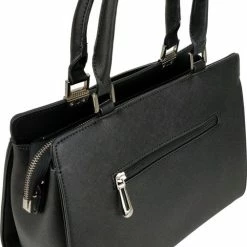 Goedkoop 🥰 Flash-uitverkoop 🔔 Flora & Co Schoudertas Saffiano - Zwart 🛒 🎉 -Tassen-Dames Verkoop 506x840 1