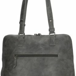 Uitgang ⭐ Hete verkoop 😍 Enrico Benetti Caen 66470 Laptoptas Schoudertas - 13 Inch - Grijs 🌟 ✨ -Tassen-Dames Verkoop 508x840