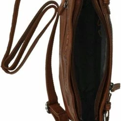 Hete verkoop 🥰 Top 10 👍 Spikes & Sparrow Kleine Schoudertas / Crossbody Tas Dames - Leer - Bronco - Cognac 🥰 🧨 -Tassen-Dames Verkoop 509x840