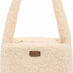 Hete verkoop β€οΈ Promo π₯° UGG Edalene Shoulder Bag Sherpa Dames Tas - Natural π₯° βοΈ