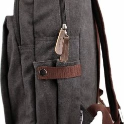 Gloednieuw 👍 Beste recensies van 🥰 Yakfield - Rugzak - 20 Liter – Casual Model - Kado - Heren - Geschikt Voor Laptop - 👜 👜 Handbagage- Schooltas - Zwart Antraciet Grijs- Vintage Canvas Katoen – Heren En Dames - 44 X 30 X 15 Cm - Pukkel 🧨 🛒 -Tassen-Dames Verkoop 511x840