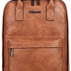 Flash-uitverkoop 🎁 Beste deal 👏 Wimona Amalia 5016 Rugtas / Handtas - Cognac 🛒 🌟