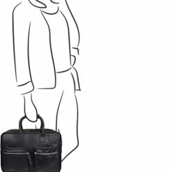 Flash-uitverkoop 😀 Flash-uitverkoop 🌟 Cowboysbag The College Bag Schoudertas - 15.6 Inch Laptoptas - Grijs 🎁 🎉 -Tassen-Dames Verkoop 523x840 3