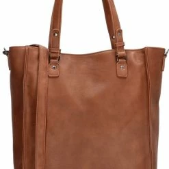 Begroting ❤️ Kopen 😍 Enrico Benetti Caen Shopper - 15 Inch - Cognac ⌛ 👏