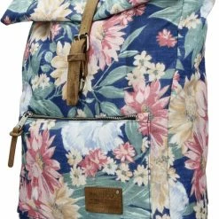 Gloednieuw 🔥 Flash-uitverkoop 👍 Enrico Benetti Santiago 46159 Rolltop Laptoprugzak Met 15" Laptopvak - Donkerblauw Bloemen Print 💯 🧨 -Tassen-Dames Verkoop 537x840 10